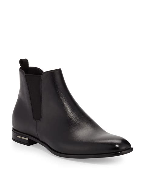 prada saffiano chelsea boot review|best leather Chelsea boots.